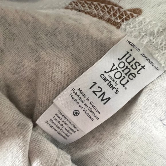 Bear & Raccoon long-sleeve and pants set - 12M, Just One You - Picture 2 of 4